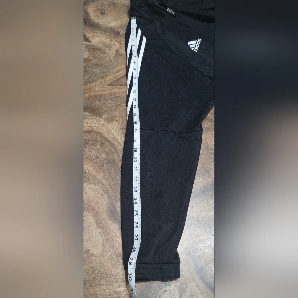 Adidas Black Jacket with White Accents